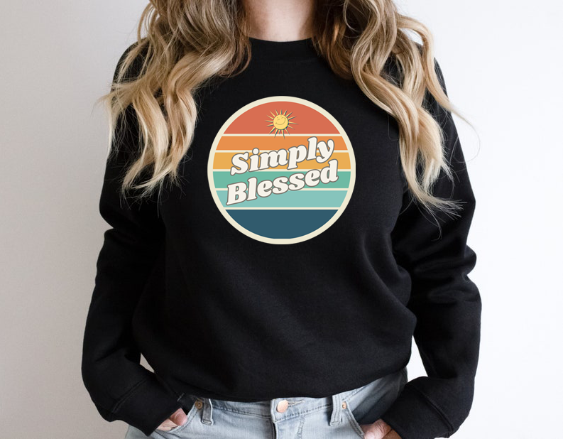 Simply Blessed Crewneck Sweatshirt