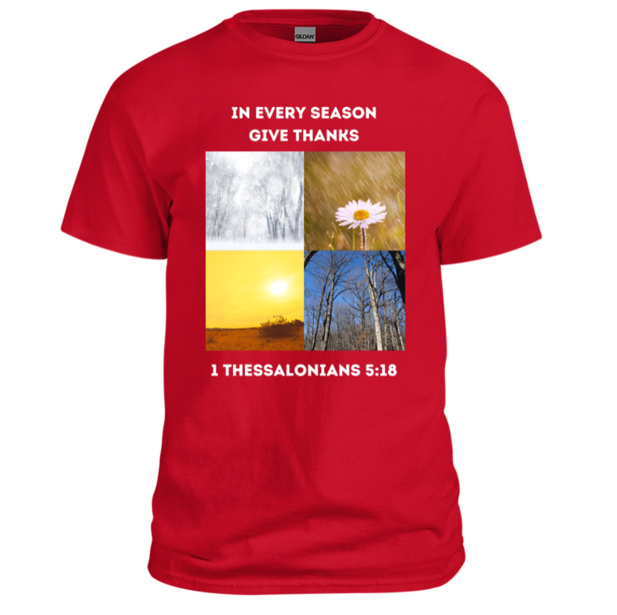 In every season give thanks Christian Shirt