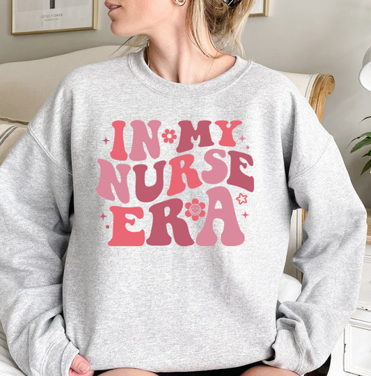 IN MY NURSE ERA CREWNECK SWEATSHIRT