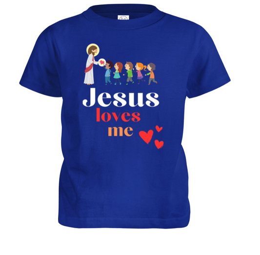 JESUS LOVES ME SHIRT- KIDS 2t-4t