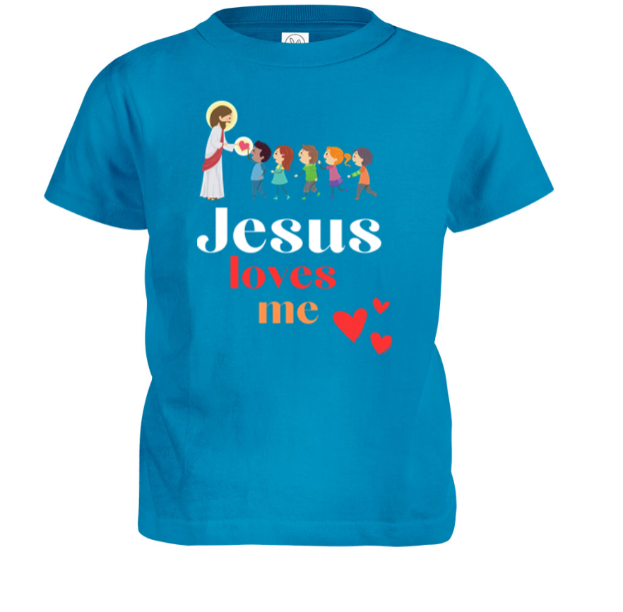 JESUS LOVES ME SHIRT- KIDS 2t-4t