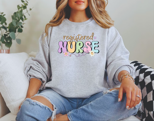 REGISTERED NURSE CREWNECK SWEATSHIRT