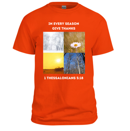 In every season give thanks Christian Shirt