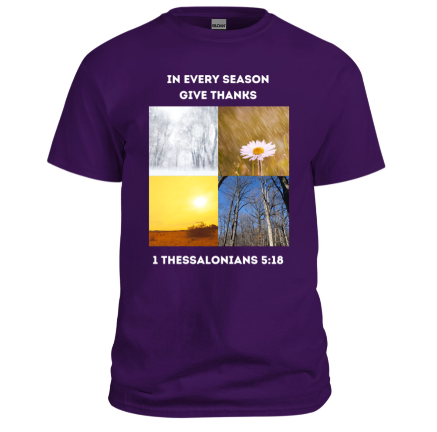 In every season give thanks Christian Shirt